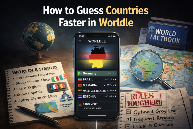 How to Guess Countries Faster in Worldle