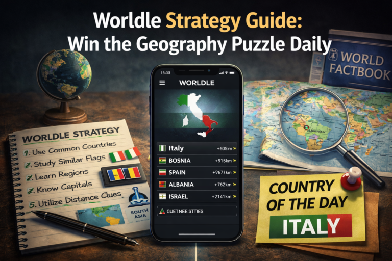 Worldle Strategy Guide 2026 Win the Geography Puzzle Daily