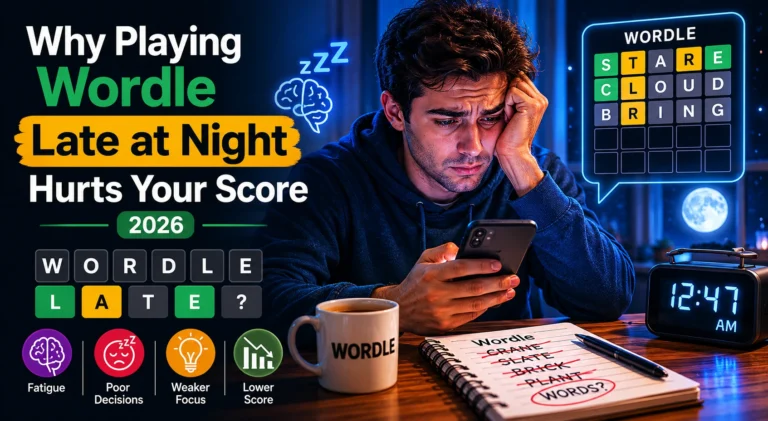 Why Playing Wordle Late at Night Hurts Your Score