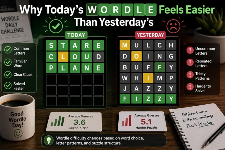 Why Today’s Wordle Feels Easier Than Yesterday’s in 2026